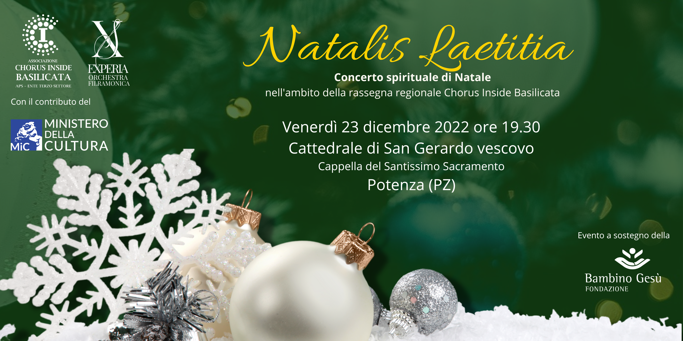 Natalis Laetitia Potenza – 23 Dicembre 2023